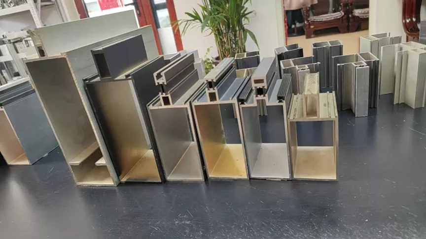 Nylon Strip Insulation Exposed Frame Curtain Wall Profile